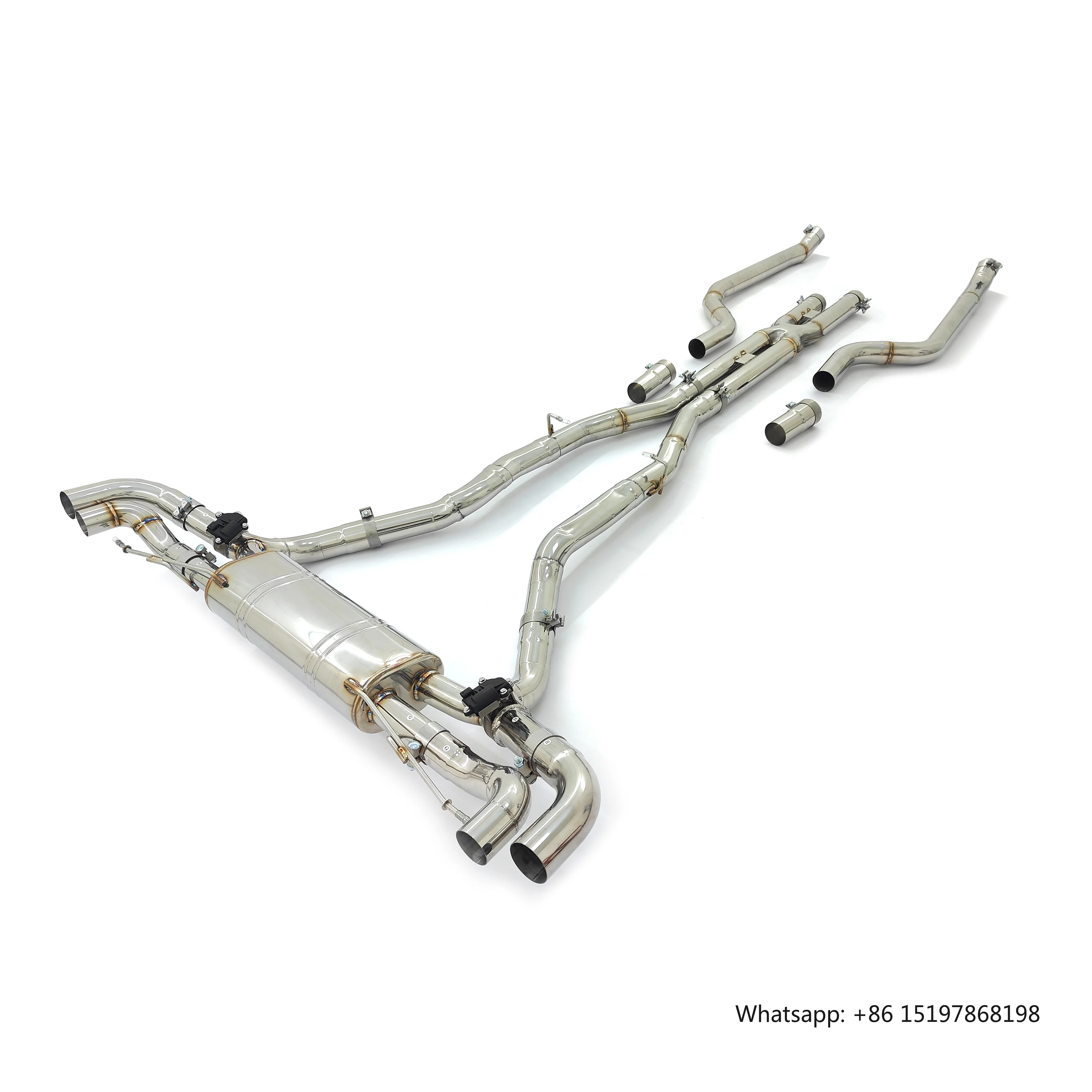 

CSZ Muffler Catback Exhaust System for BMW X5 X6 M50i G05 G06 V8 4.4T Stainless Steel Valved Remote Control T304 Ready Stock