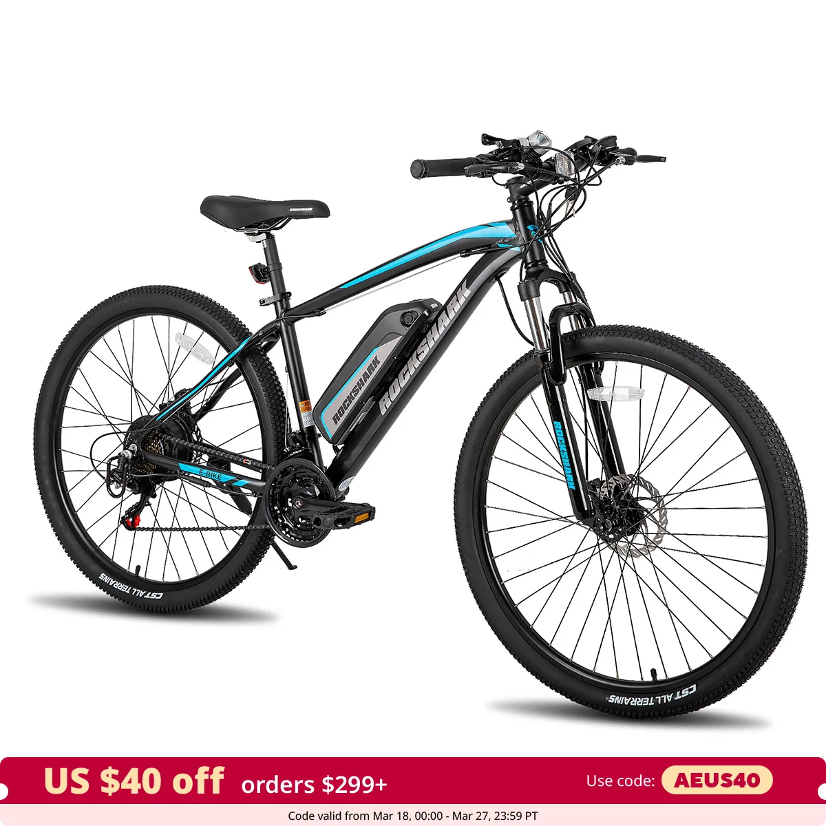 HILAND Rockshark Electric Bike, 26/27.5