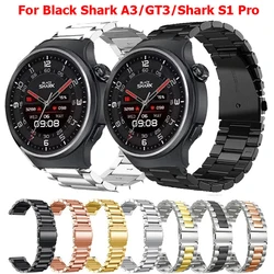22mm Stainless Steel Strap For Black Shark S1 Pro Magnetic Milanese Bracelet Loop Correa For Black Shark A3/Black Shark GT3 Band