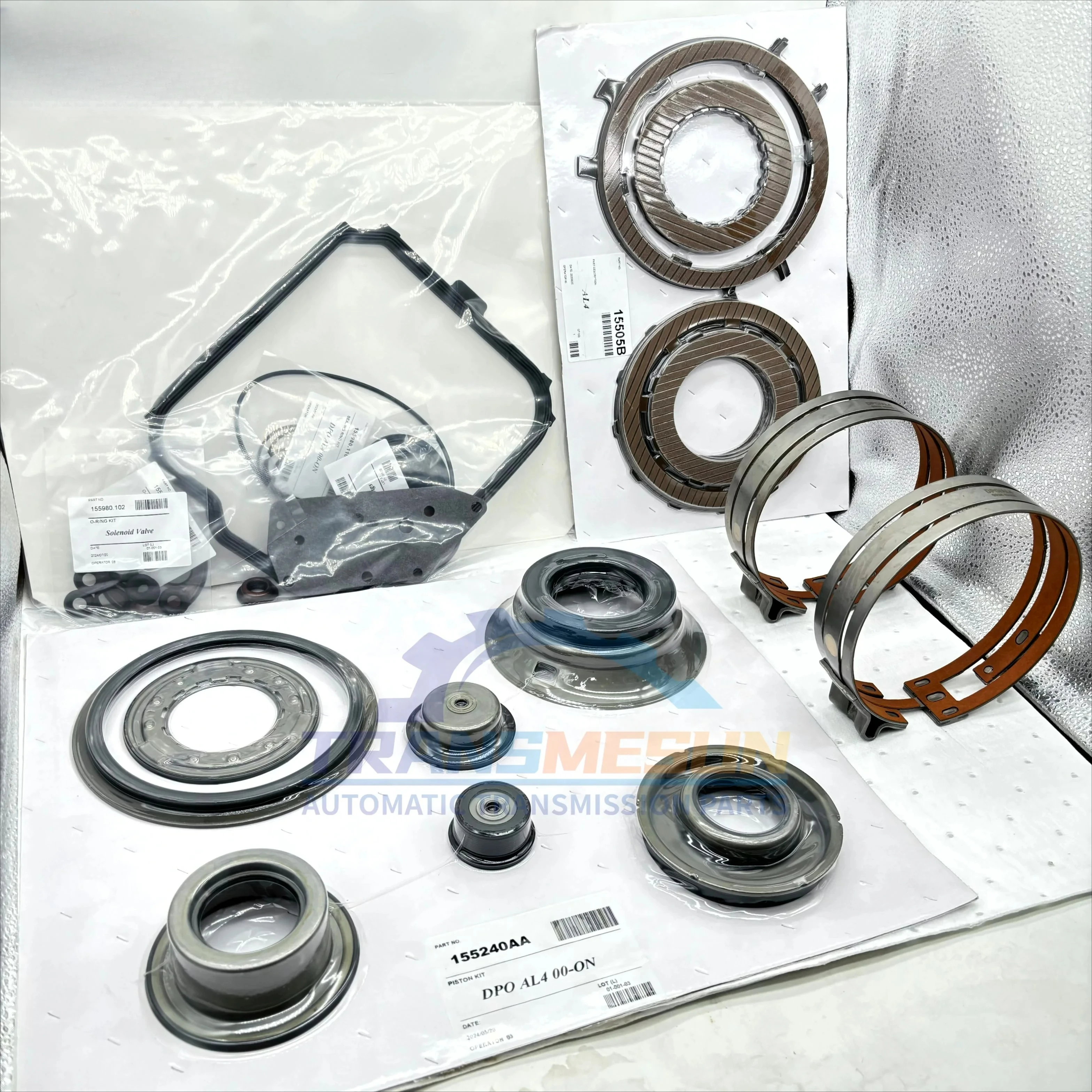 For Transmesun New AL4 DPO Automatic Transmission Master Repair Kit AL4DXTJ 7701473222 for CITROEN 2002-2009 C3 1.6L