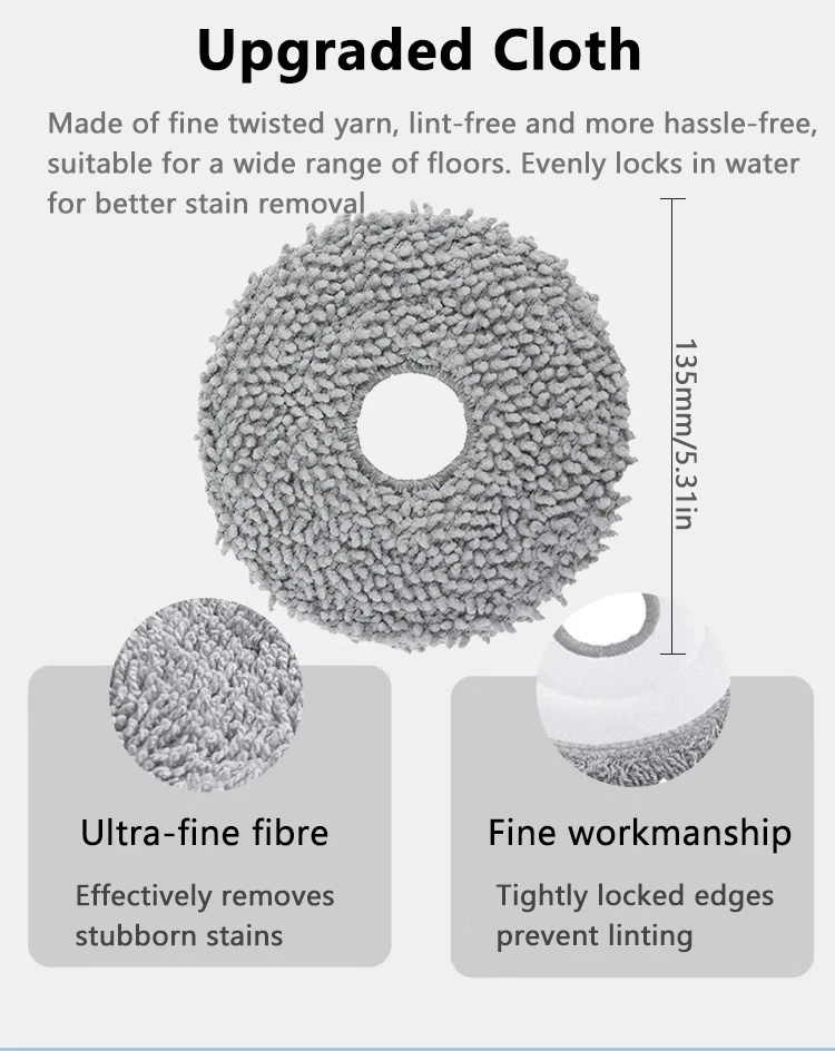 بدائل V20 P10S PRO ممسحة خرقة فرشاة جانبية فلتر Hepa ملحقات منزلية لـ Roborock Qrevo Master مكنسة كهربائية روبوتية ذكية