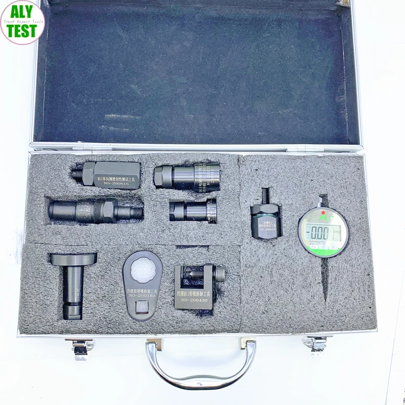 Tool Set for Cummins M11 Injector Solenoid Valve Disassembly and Disassembly Stroke Measurement Tool Set