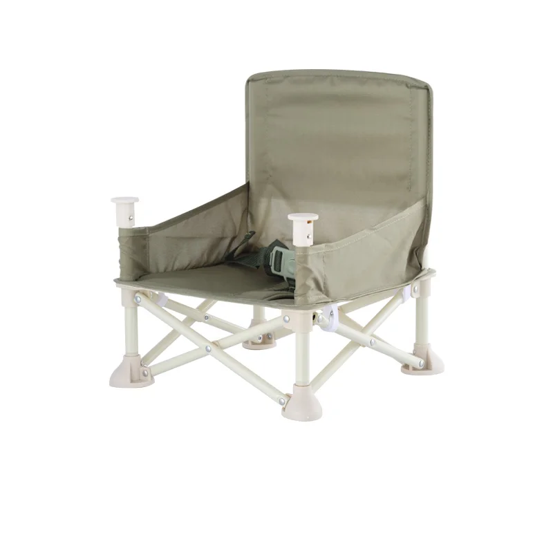 

Portable Foldable Plastic Baby Dining Chair Modern Design with Seat Belt Outdoor Camping Beach Children Comfortable Feeding Sofa