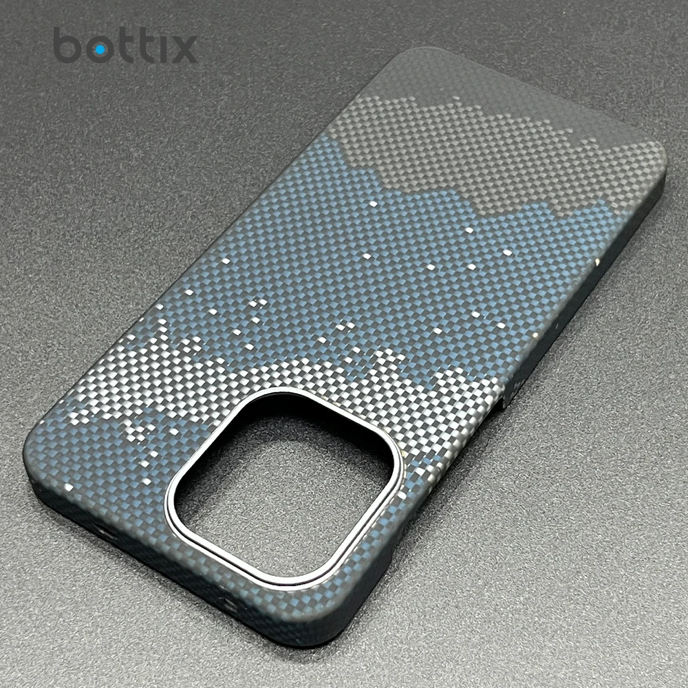

Красочный чехол из углеродного волокна bottix для OnePlus 13T, магнитная крышка 1 + 13T, роскошный жесткий арамидный противоударный чехол с защитой от отпечатков пальцев