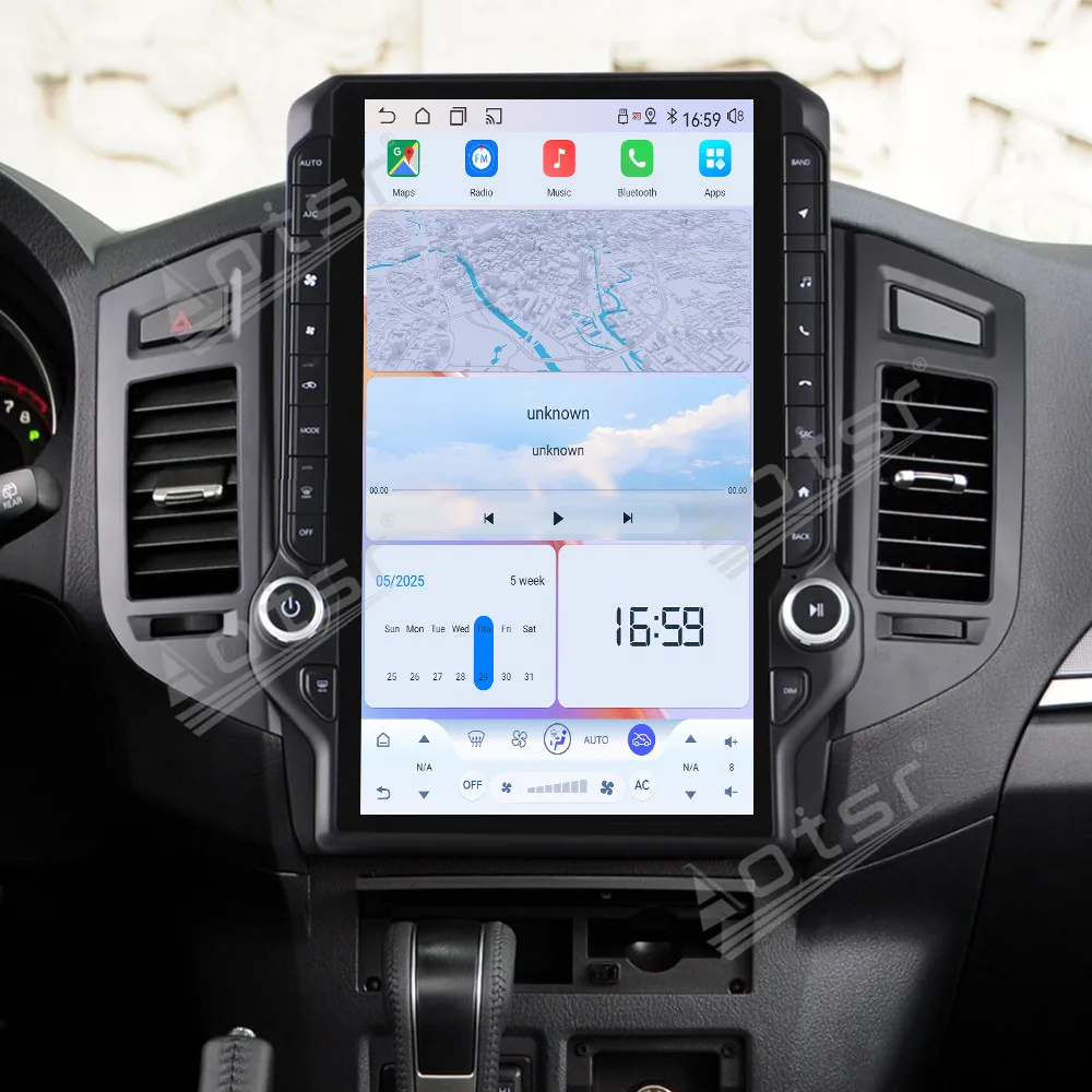 14.5 Inch Qualcomm Android 13 Car Stereo For Mitsubishi Pajero V80 2007-2020, 2K IPS Wireless CarPlay GPS Navigation DSP 4G WiFi