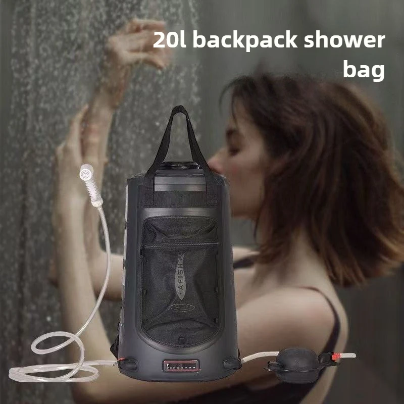 

Portable Lightweight Outdoor Solar Hot Water Bags Household Large Capacity Insulation Hot Water Bags Camping Travel Equipment