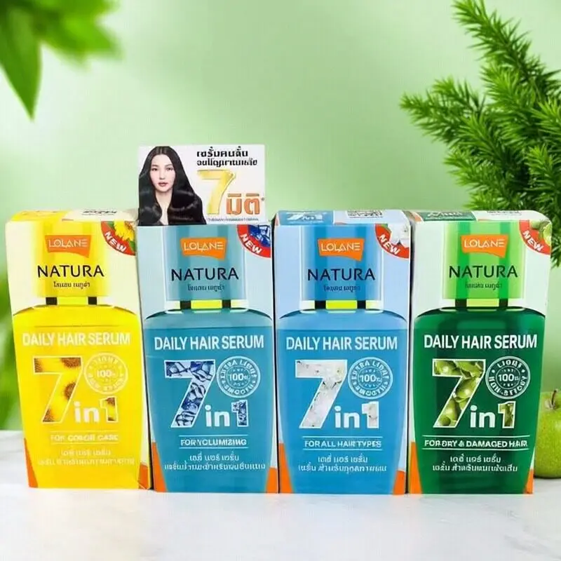 

Thai LOLANE 7-in-1 Hair Oil 50ml, Anti-Frizz & Repair Treatment for Dry Hair, Smoothing & Shine Leave-In Formula