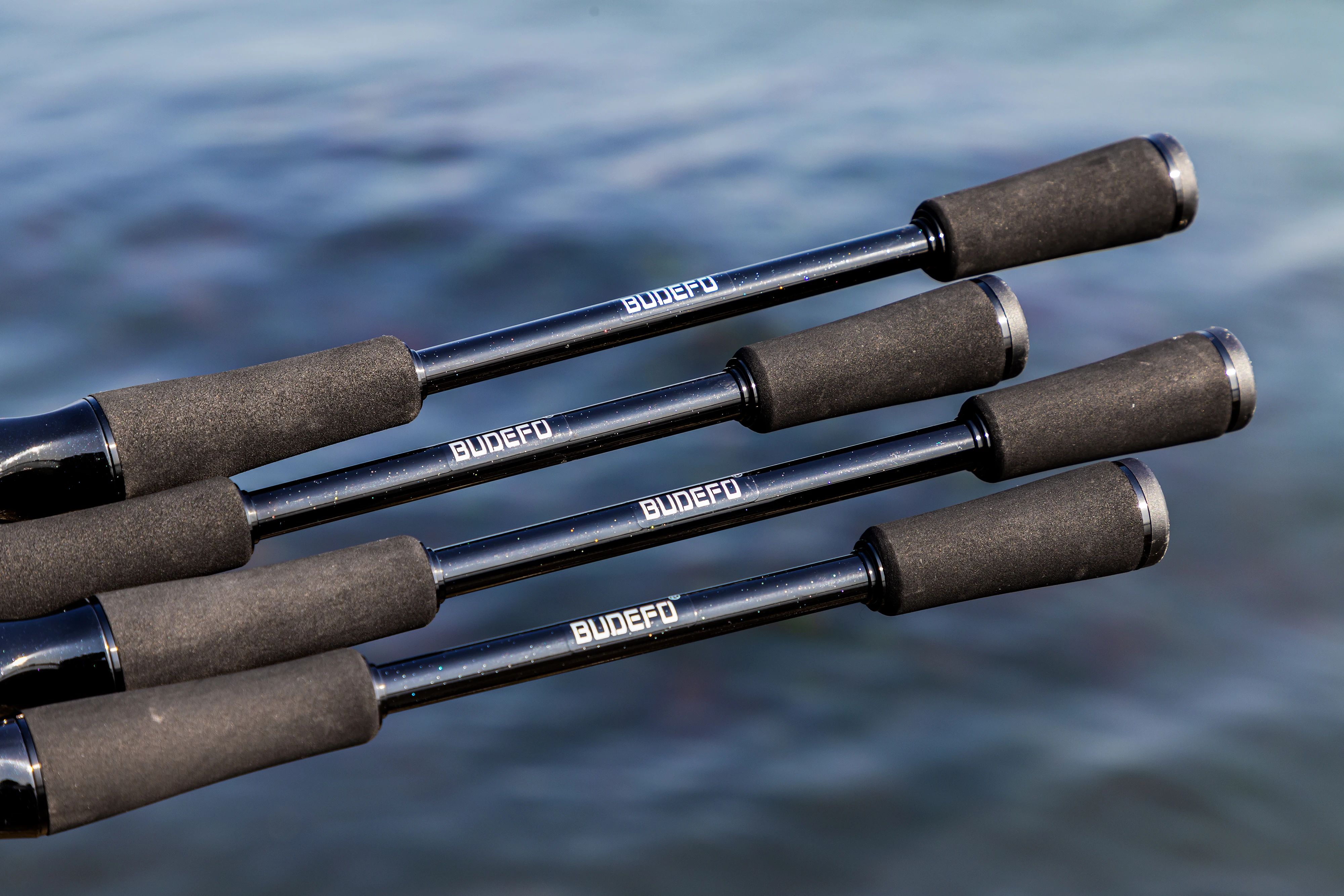 BUDEFO RUBINE FUJI Guide 40T Carbon Spinn- und Casting-Rute ML/MH 3-28g für Bass, Hecht, Zander, Barsch, 2,08m/2,13m/2,28m, Schnelle Aktion, Ultraleicht, für Meerbarsch, Forelle, Raubfische, Weitwurf, Salzwasser, Süßwasser – Detail 12