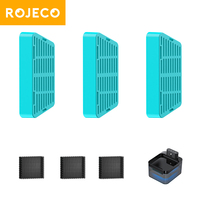 ROJECO Water Fountain Replaceable Filter For 2.2L Wireless Cat Water Foutain Filters Cats Drinkers Pet Water Purifier Filters