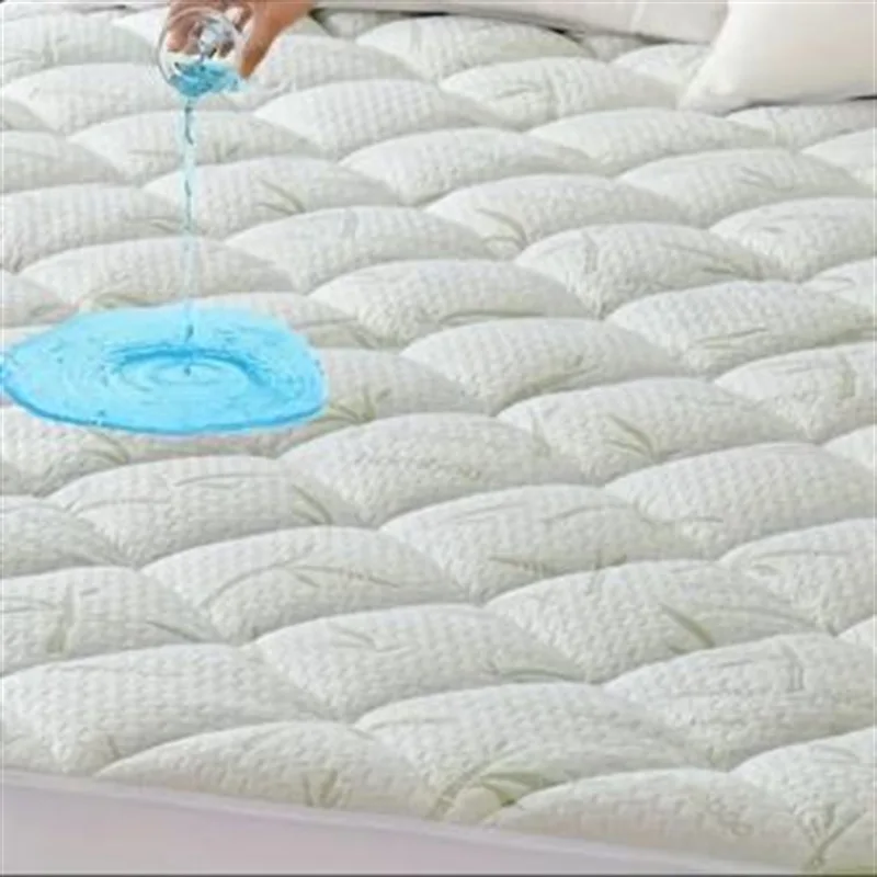 

Noiseless Premium Bamboo Mattress Protector Waterproof Mattress Protector Soft & Breathable Mattress Pad Cover