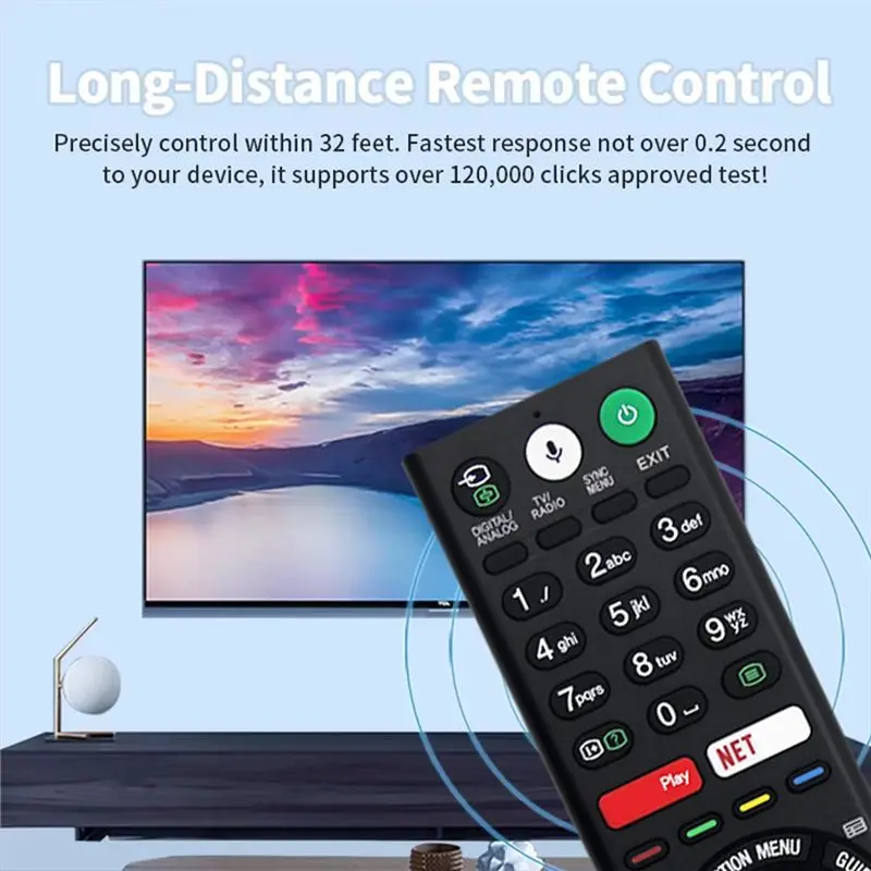 Y47A RMF-TX210ES Voice Remote Control Replacement for Sony TV Bravia 4K UHD LED LCD HD Smart TV