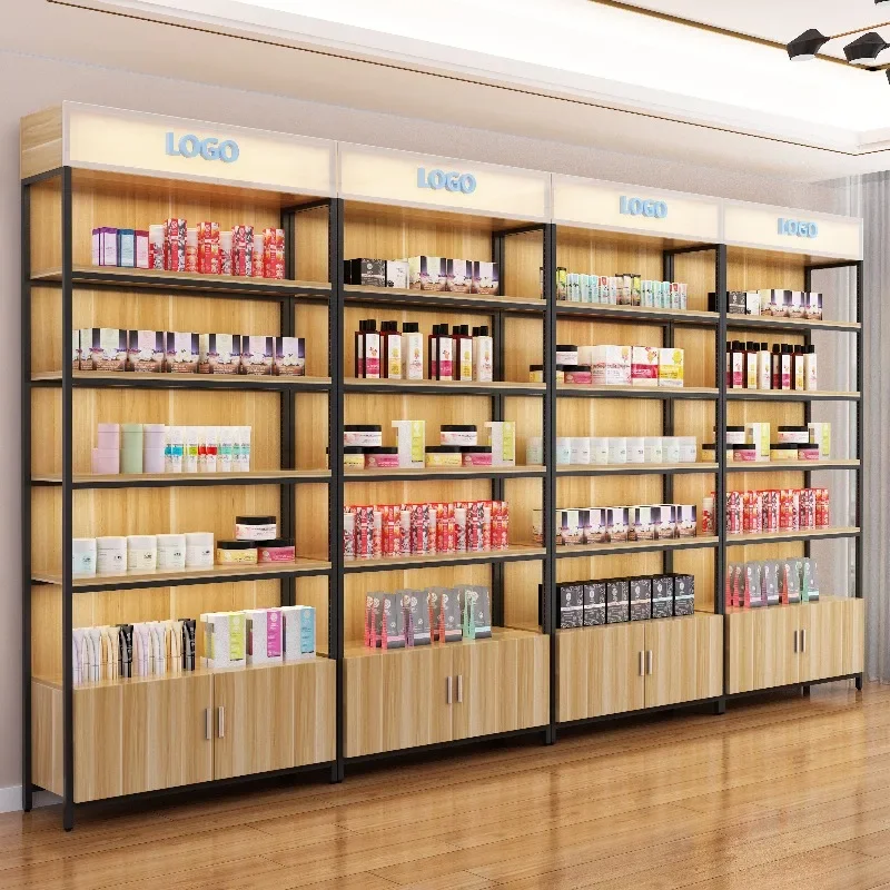 Adjustable Display Cabinet Cosmetics Shelf Product Accessories Maternal and Infant Store Supermarket Multi-layer Mobile Phone Ac