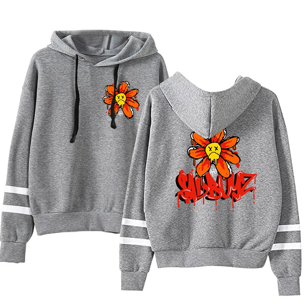 Sudadera con capucha Junior H Merch $ AD Boyz Flower Vintage Merch, Sudadera con capucha, chándal de moda