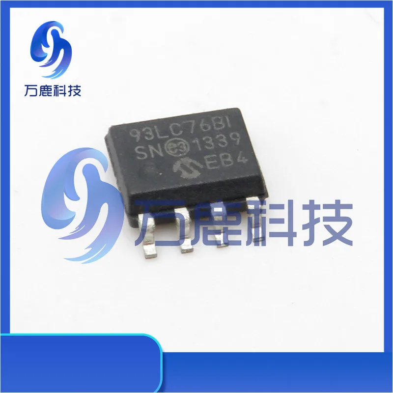 93Lc76B-I/Sn 8K, 512 X 16 Serial Ee Soic8