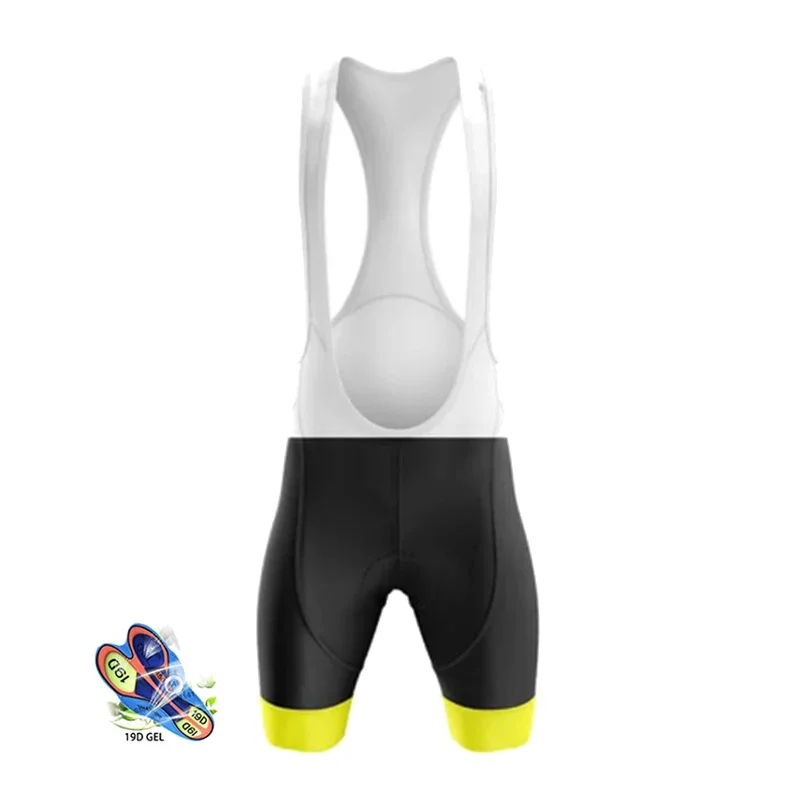 2023 남성용 자전거 사이클링 반바지, 다색 러닝 타이트 하의, 여름 라이딩 통기성 19D 젤 패드, 속건성 트레이닝 반바지