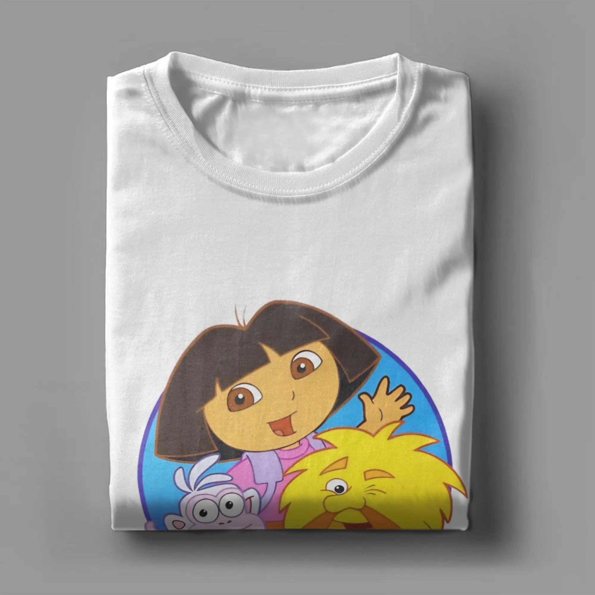 تي شيرت صيفي دورا ذا اكسبلورر للمغامرة والأحذية 100% قطن تي شيرت للرجال Y2K أساسي مقاس كبير 6XL تي شيرت بأكمام قصيرة #4