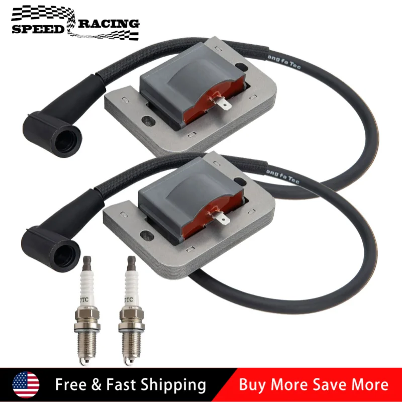 

24-584-01-S 2458445-S M132370 2 катушки зажигания с 2 свечами зажигания для Kohler CH18 CH20 CH22 CH23 CH620 CH640 SV710 SV720