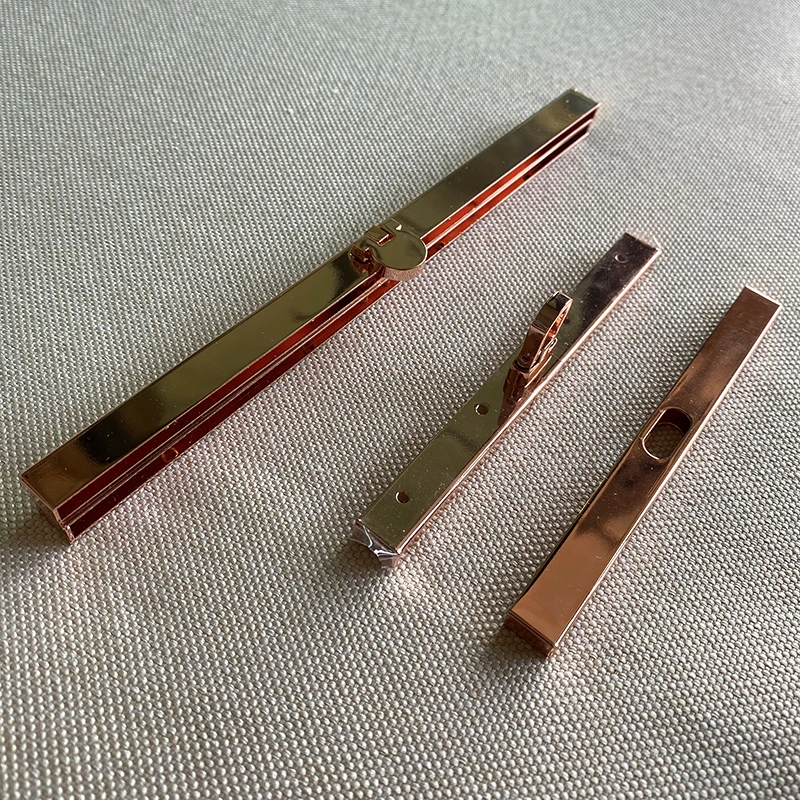 

11.5/19cm Rose Gold Purse Wallet Frame Handle Metal Bar Edge Strip Clasp for Bags Making Replacement Sewing Accessories