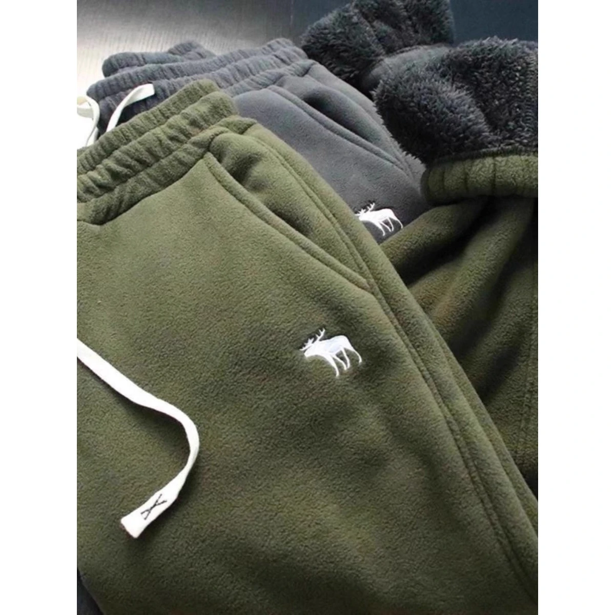 

Мужские повседневные спортивные брюки Thiened Fce с эластичной резинкой на талии, теплая повседневная одежда из полиэфирного волокна, осенний сезон