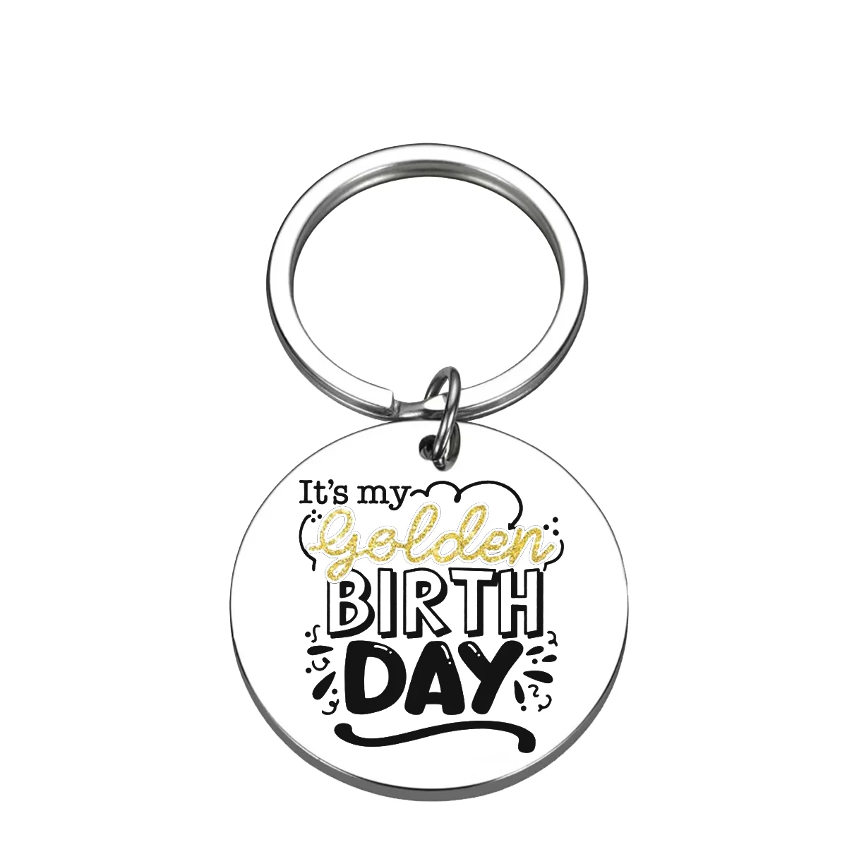 Birthday Commemorative Keychain Best Gift for Good Friends, Best Birthday Commemoration, Birthday Invitation Keychain