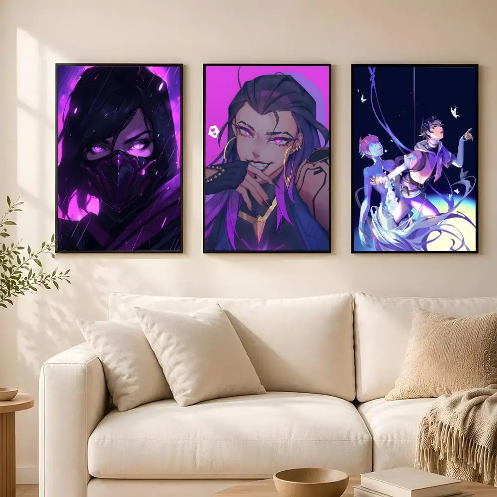 Game  Valorant Poster poster Self-adhesive wall stickers, suitable for room decoration, high-quality printing.
