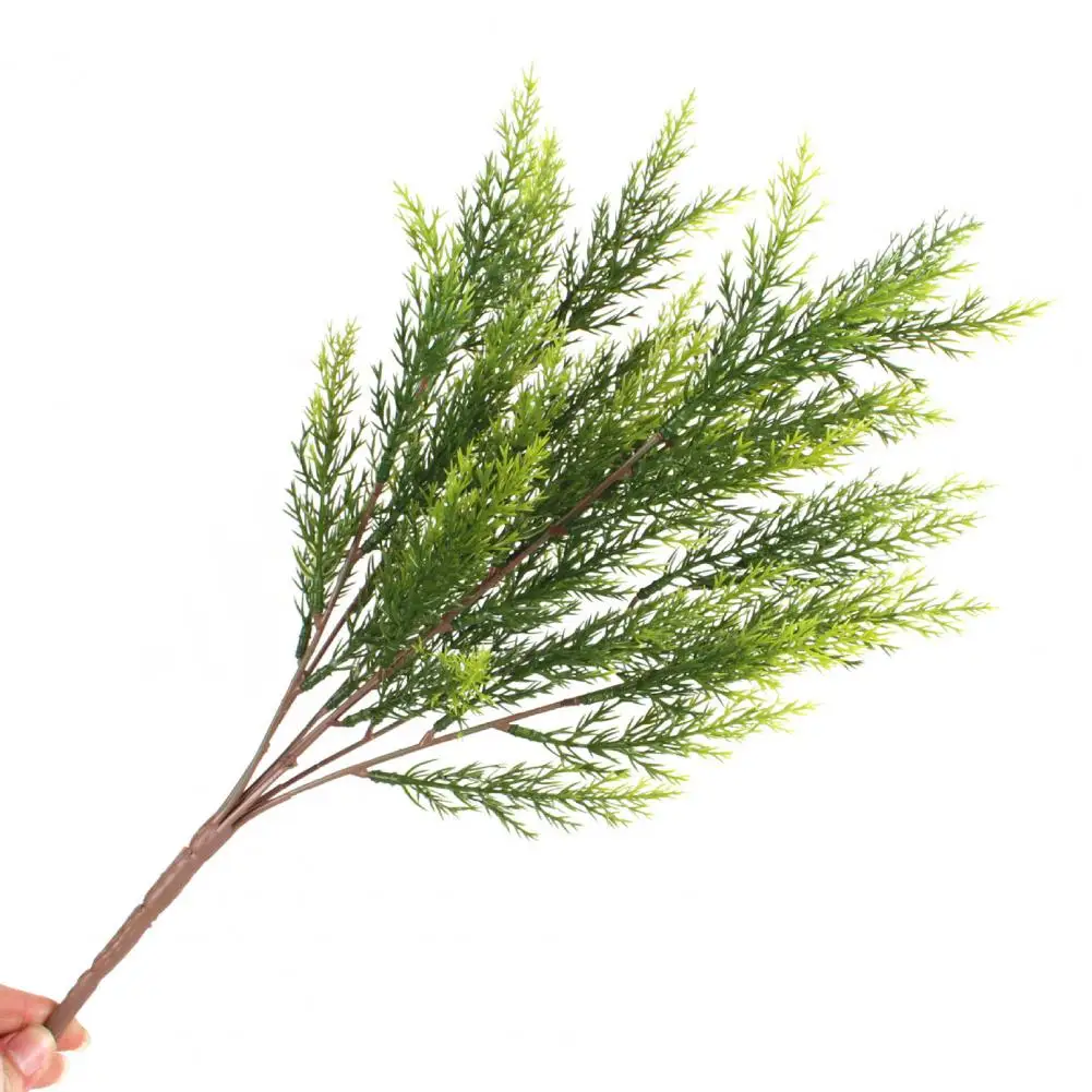 Reusable UV-resistant Decorative Beautiful Faux Pine Needles Household Supplies