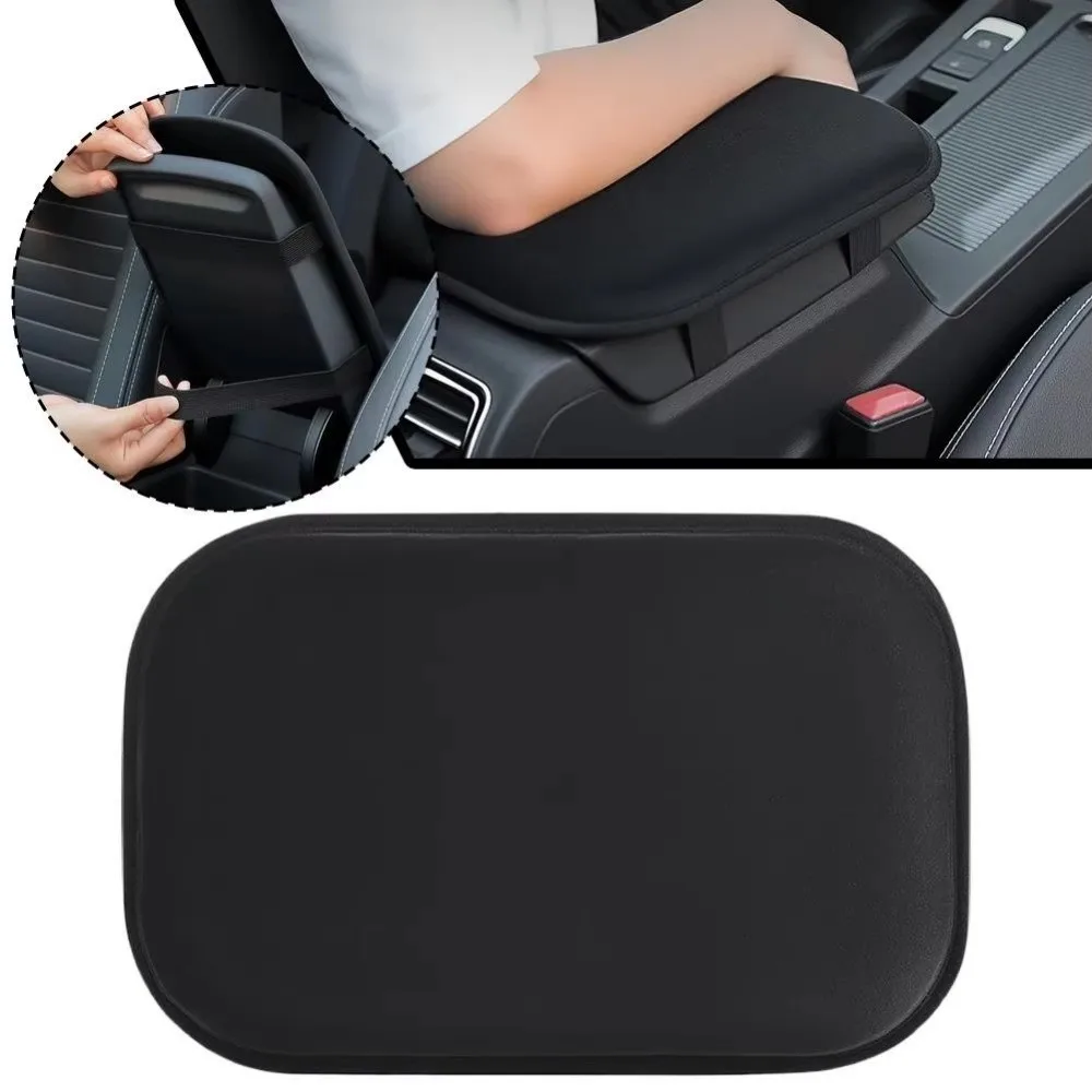 Universal Soft Car Armrest Cushion Booster Pad Plush Thicken Car Armrest Pad Comfortable Heightening Pad For Central Console