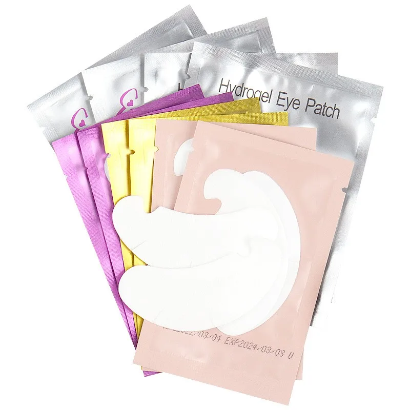 100 pairs/Bages Disposable U-shaped grafting eyelashes Under Eye Pads Eyelash Extension Paper Patches