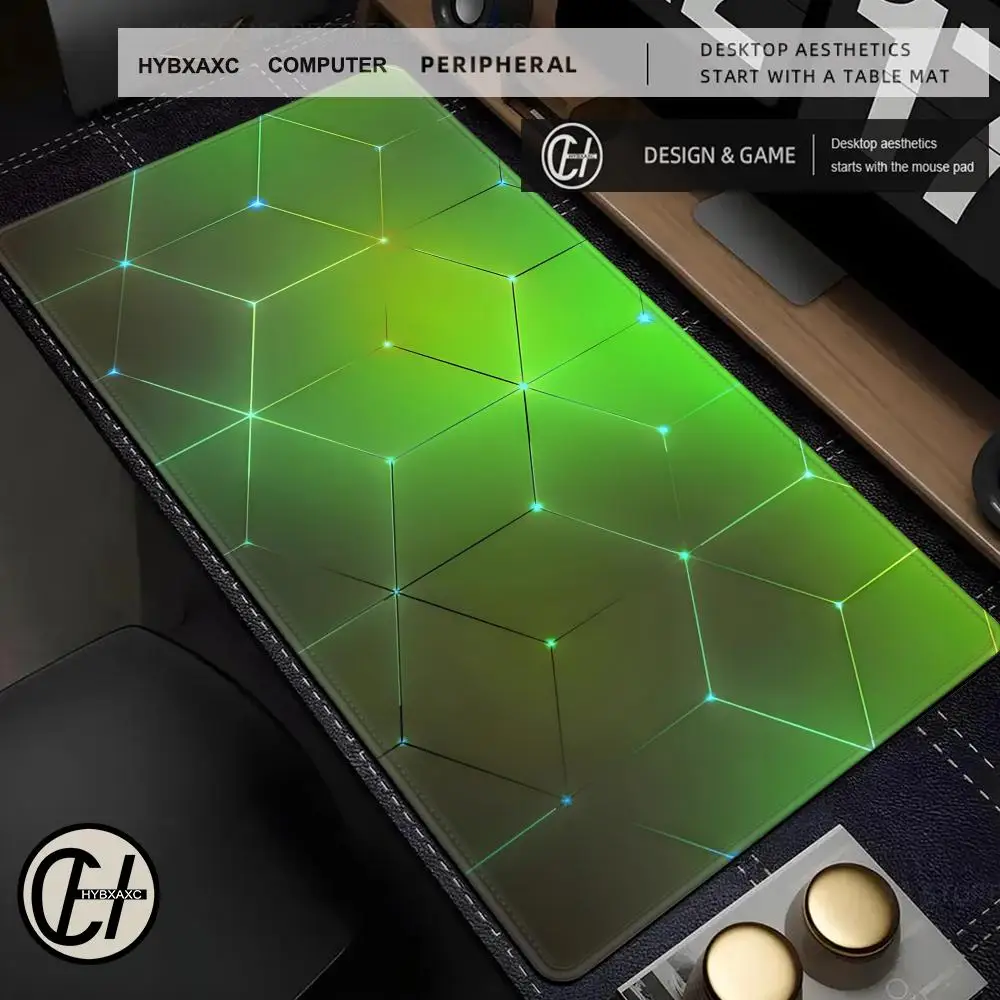 Computer Mouse Pad Gaming Accessories Large RGBMause Pad Sense of Science and Technology Printable Deskmat Keyboard Pad Mausepad