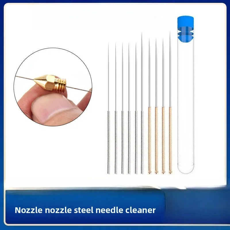 3D Printer Accessories, Nozzles, Nozzles Cleaning Stainless Steel Needles Cleaning Drill Bits Stainless Steel Through Needles