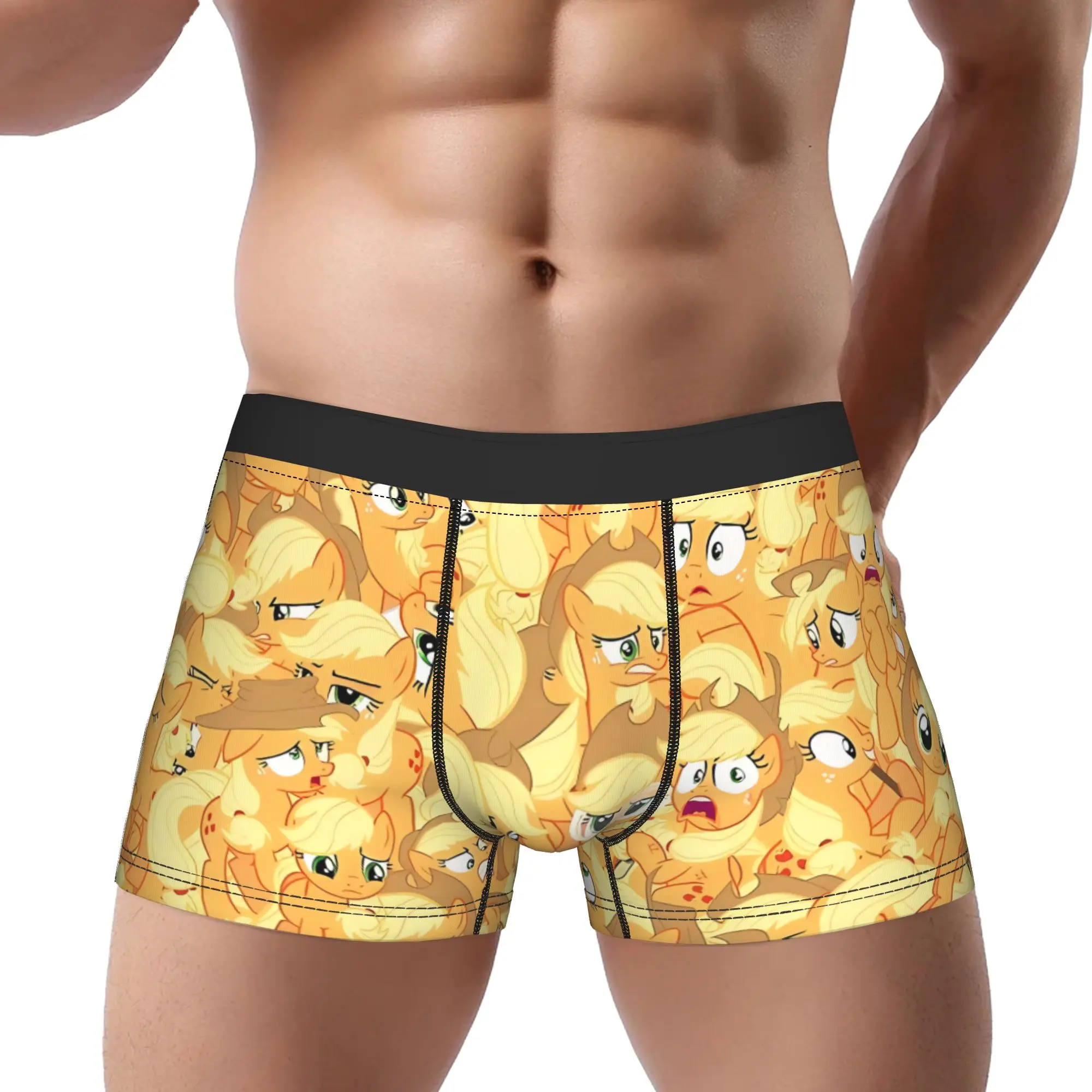 

Friendship Pony Underwear Man Polyester Boxer Briefs Underpants Printed