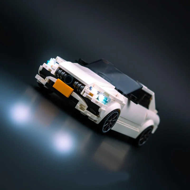 371 SZT. Nowy Model Auta MOC Miasto Autostrada ​ ​   Modułowe klocki konstrukcyjne Coupe - prezent dla dzieci