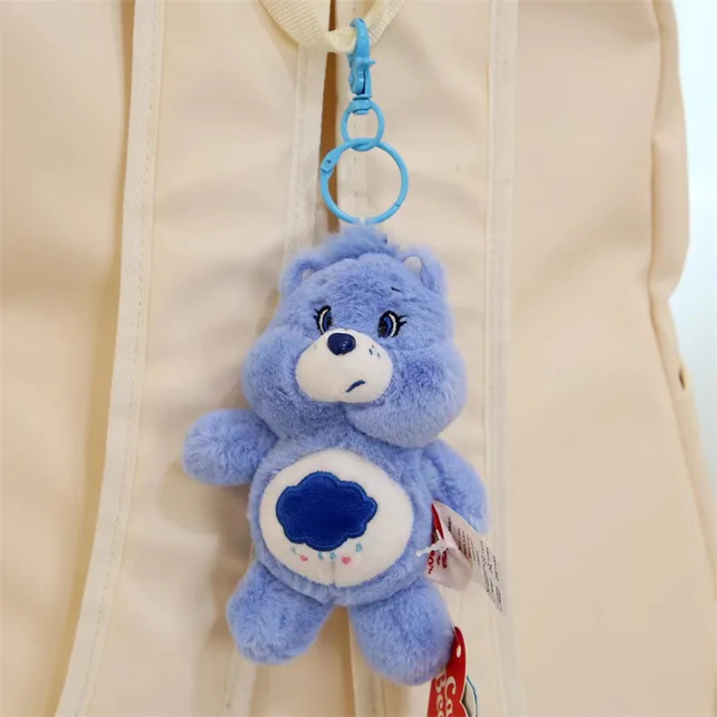 Care Bears Echte süße Carebears Plüsch Anhänger Schlüsselanhänger Schultasche Puppe Anhänger Geburtstagsgeschenk Raumdekorationen 4
