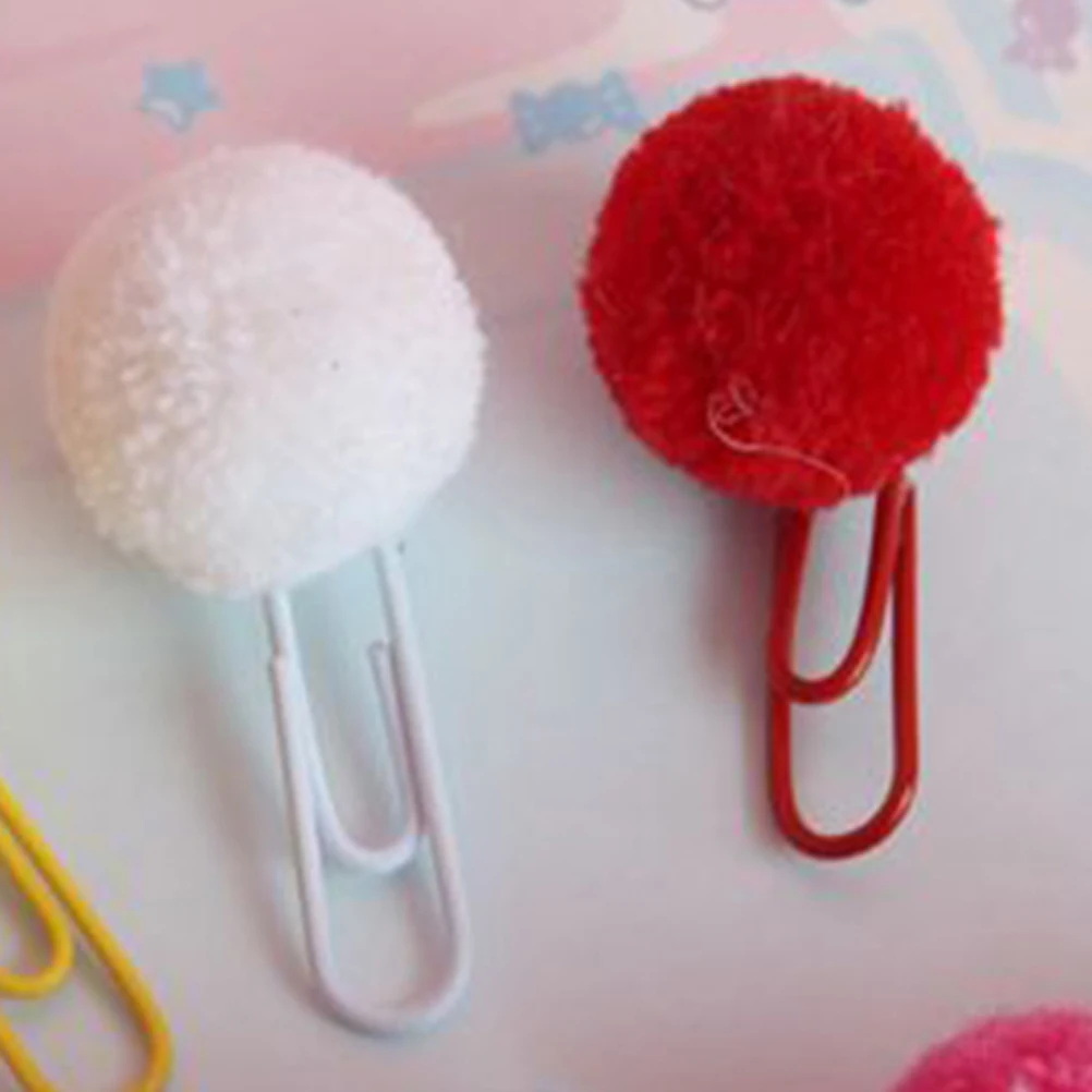 24 قطعة مقاطع الورق الكرة الملونة مقاطع المرجعية قوية للملاحظات صور بطاقات وثيقة منظمة الكرة المرجعية كليب #1