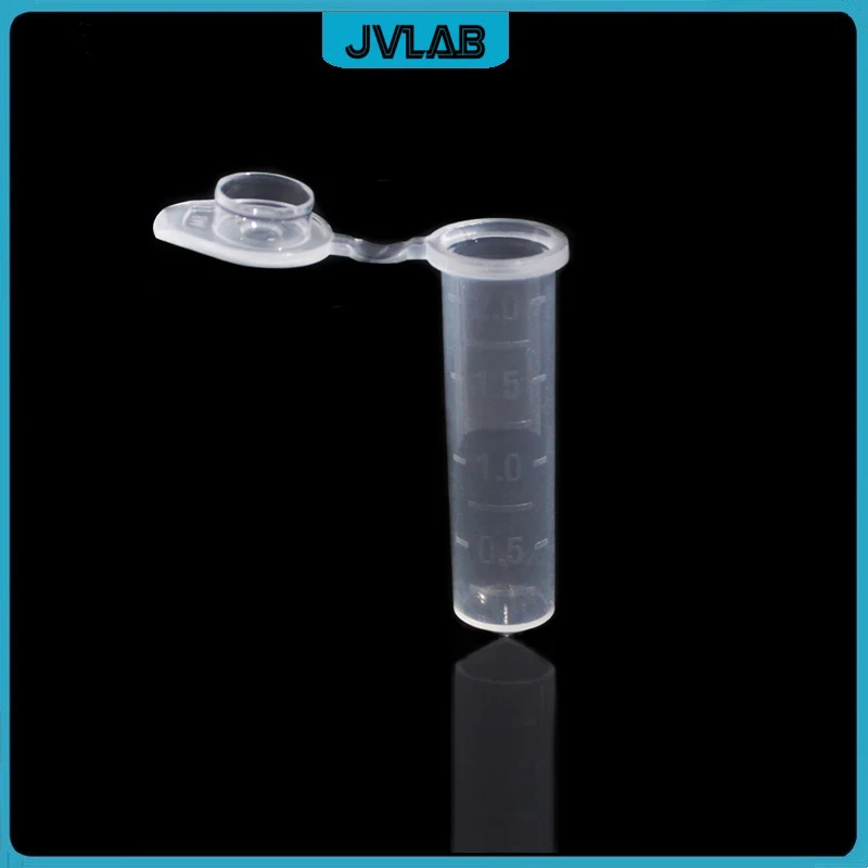 

Microcentrifuge Tubes 2ml Laboratory Centrifugal Tube PCR Tube Bottom Tip DNase-/RNase-free Nonpyrogenic Up to 12,000 RCF 500 EA