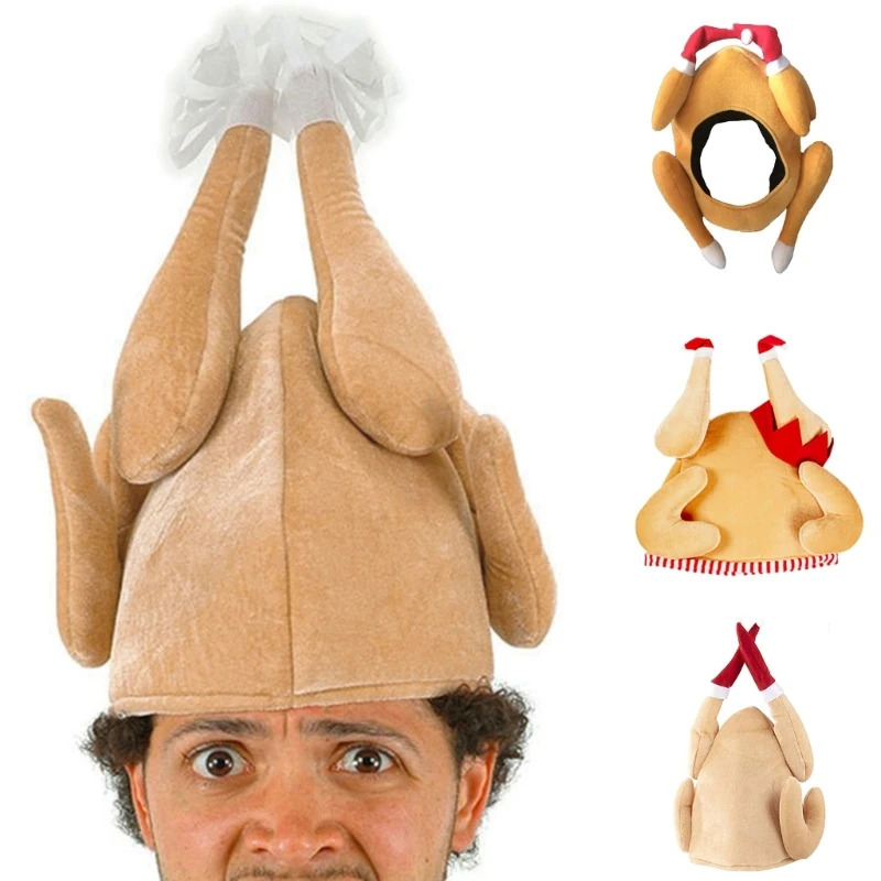 

Unique Carnival 3D Turkey Hat Christmas Thanksgiving Decoration Funny Hat 066C