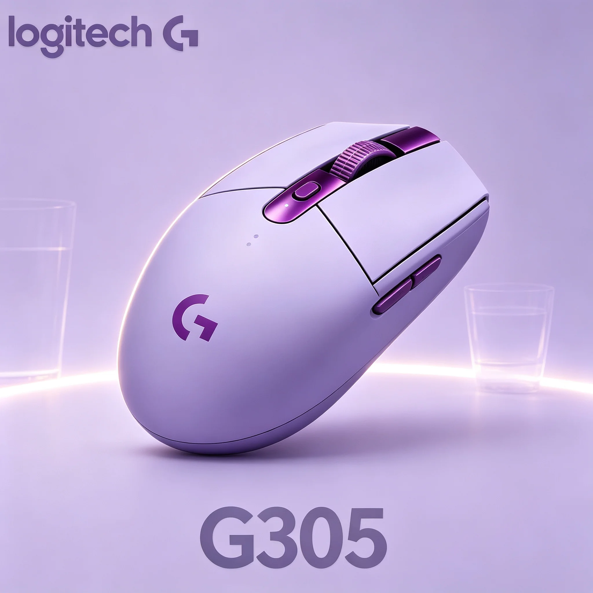 Logitech G305 Wireless Esports Gaming Mouse 1ms Report Rate HERO Sensor 250 Hours Battery For Competitive Game Player Daily Offi