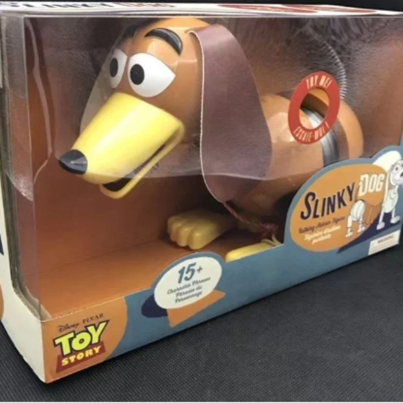 Disney Pixar Toy Story 4 Talking Stretch Slinky Dog Action Figures Toys Animal Anime Speak English Toy Children birthday Gifts