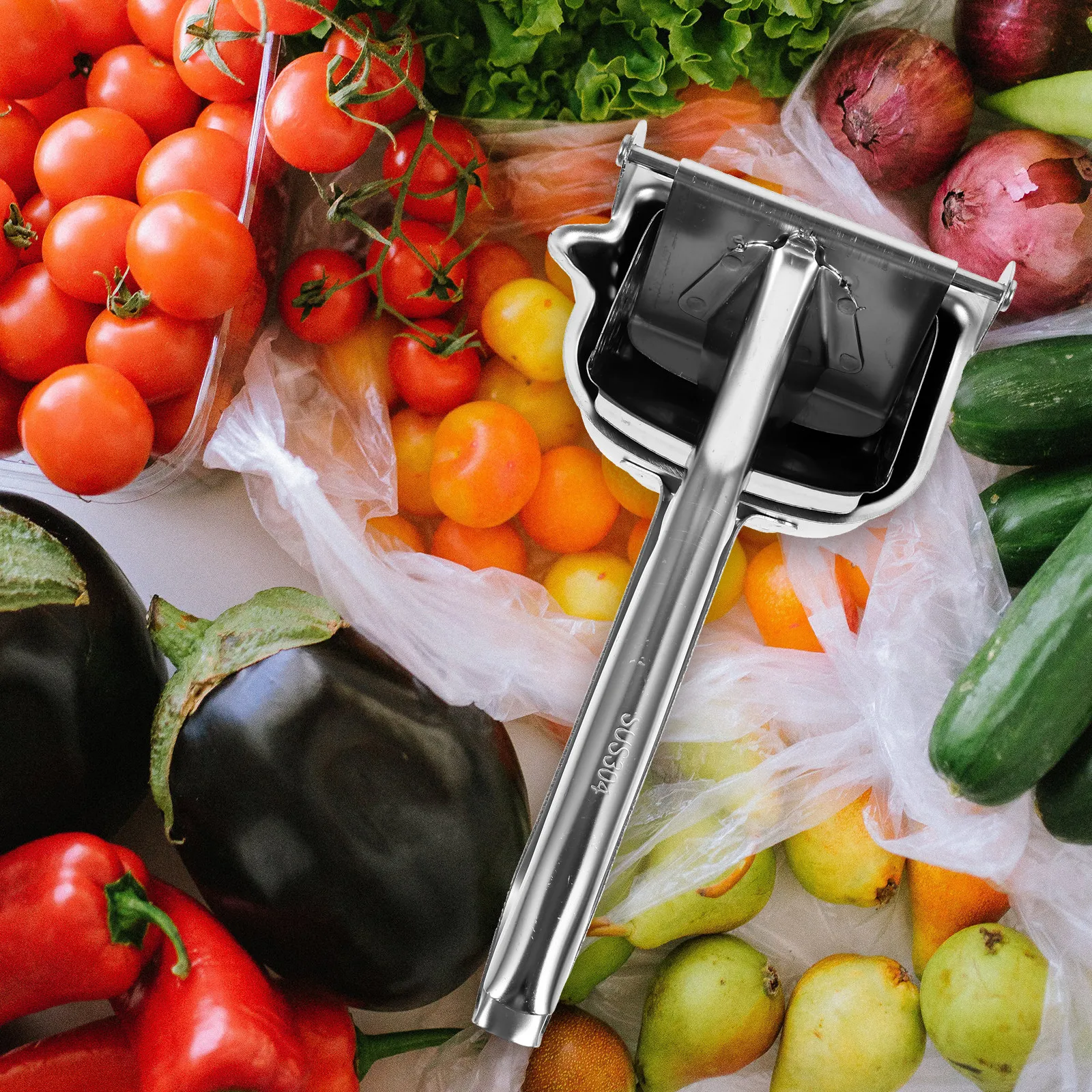 1Pcs Stainless Steel Manual Juicer Mini Fruit Squeezer Detachable Easy Clean Handheld Lemon Orange Juice Extractor Kitchen Tool