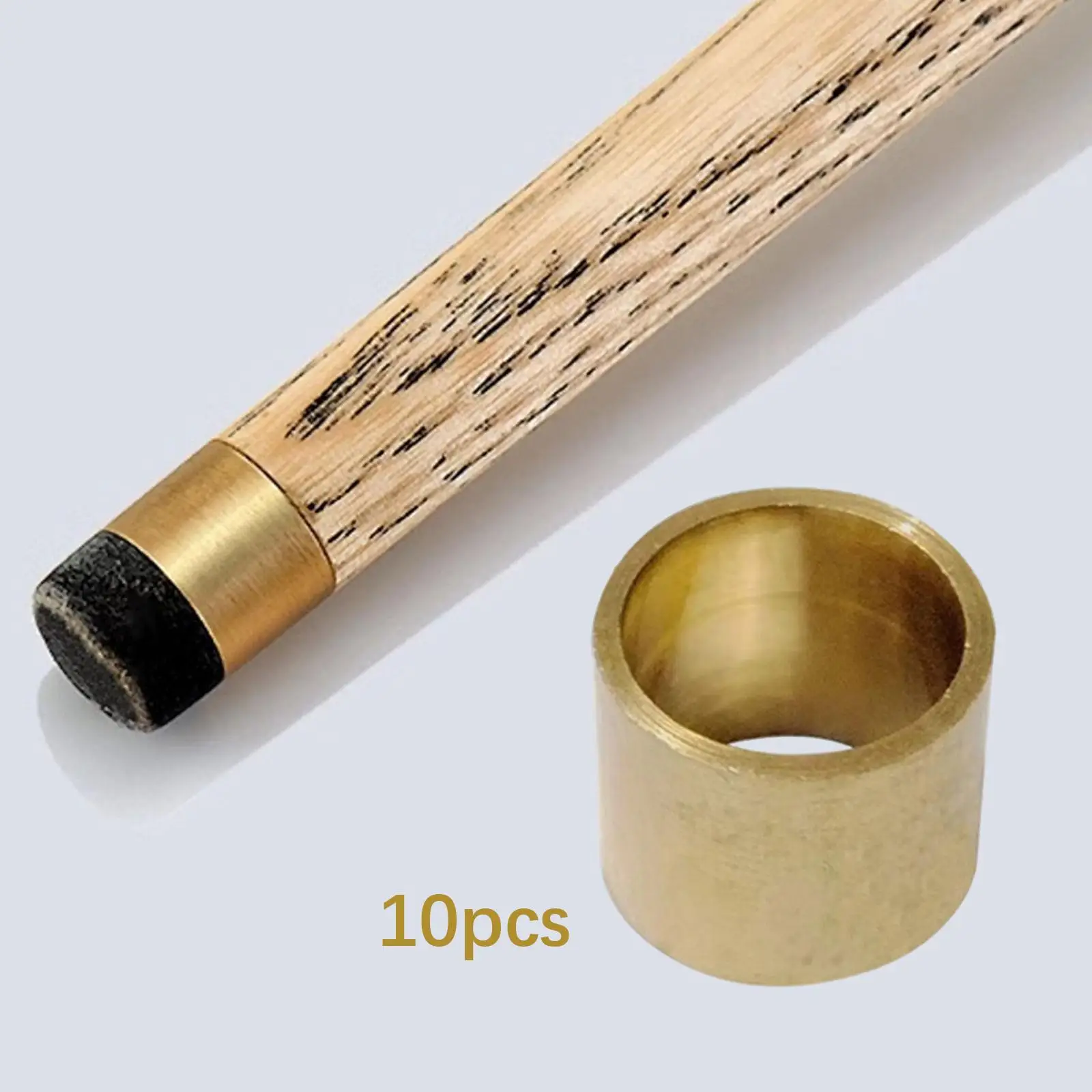 10x Pool Cue Ferrules Replacement Supplies Multifunctional DIY Craft Easy to Install Repair Tools for Club Enthusiasts Indoor
