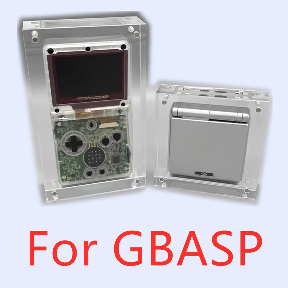 High Quality Ultra High Definition Acrylic Collection Display Protective Box for Nintendo GAME BOY ADVANCE SP/GBASP Clear Boxes