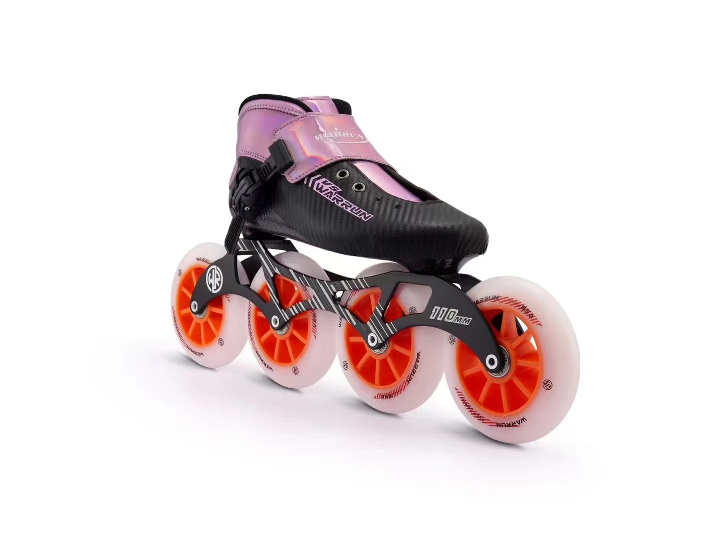 New Arrival Promotion Professional Carbon Fiber Junior Speed Inline Roller Skate Frame 3 Wheels 4 Wheels 110mm Stock Available
