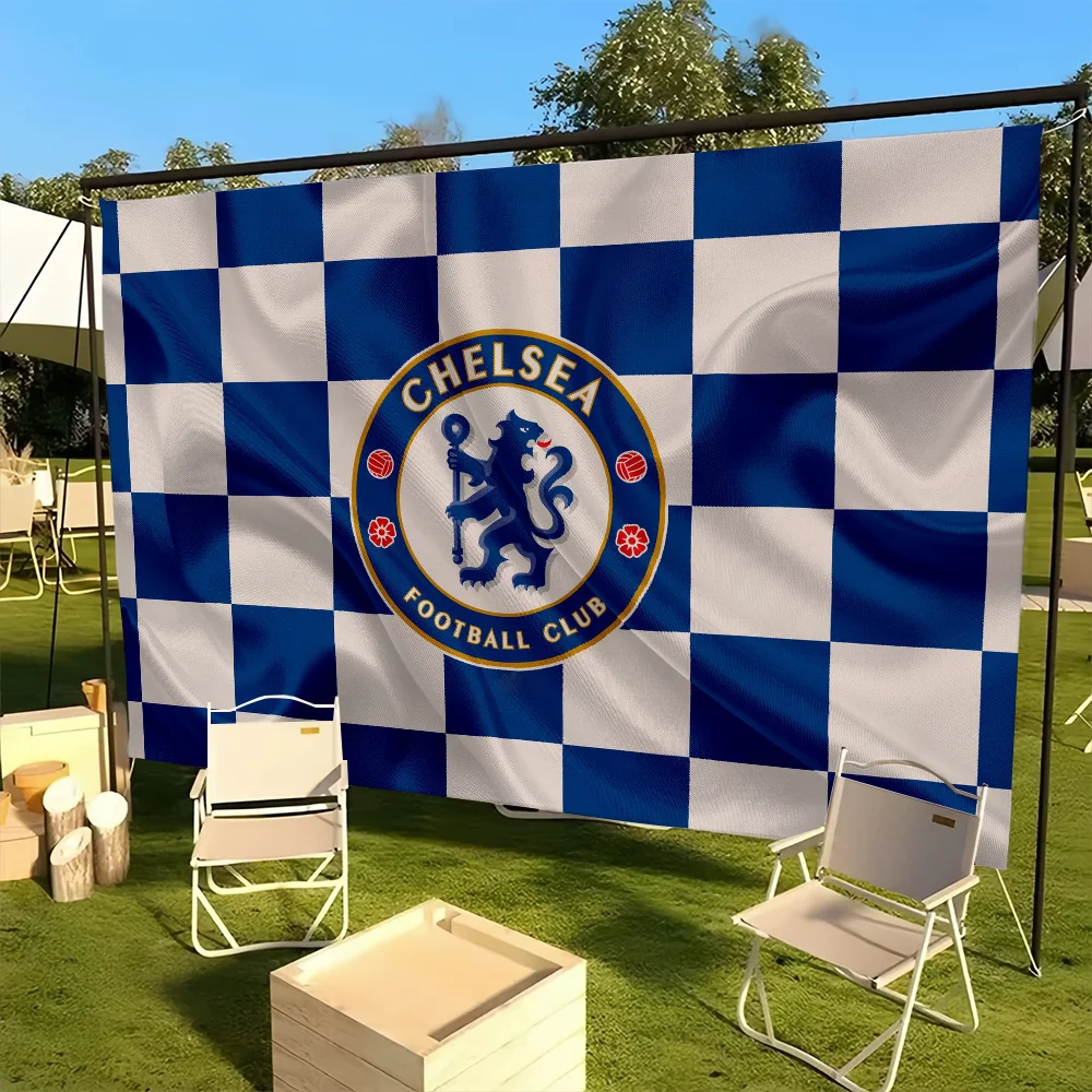 C-Chelseas Football flag For Picnic Party Art Hanging Home Decoration Outdoor Camping Party Banner