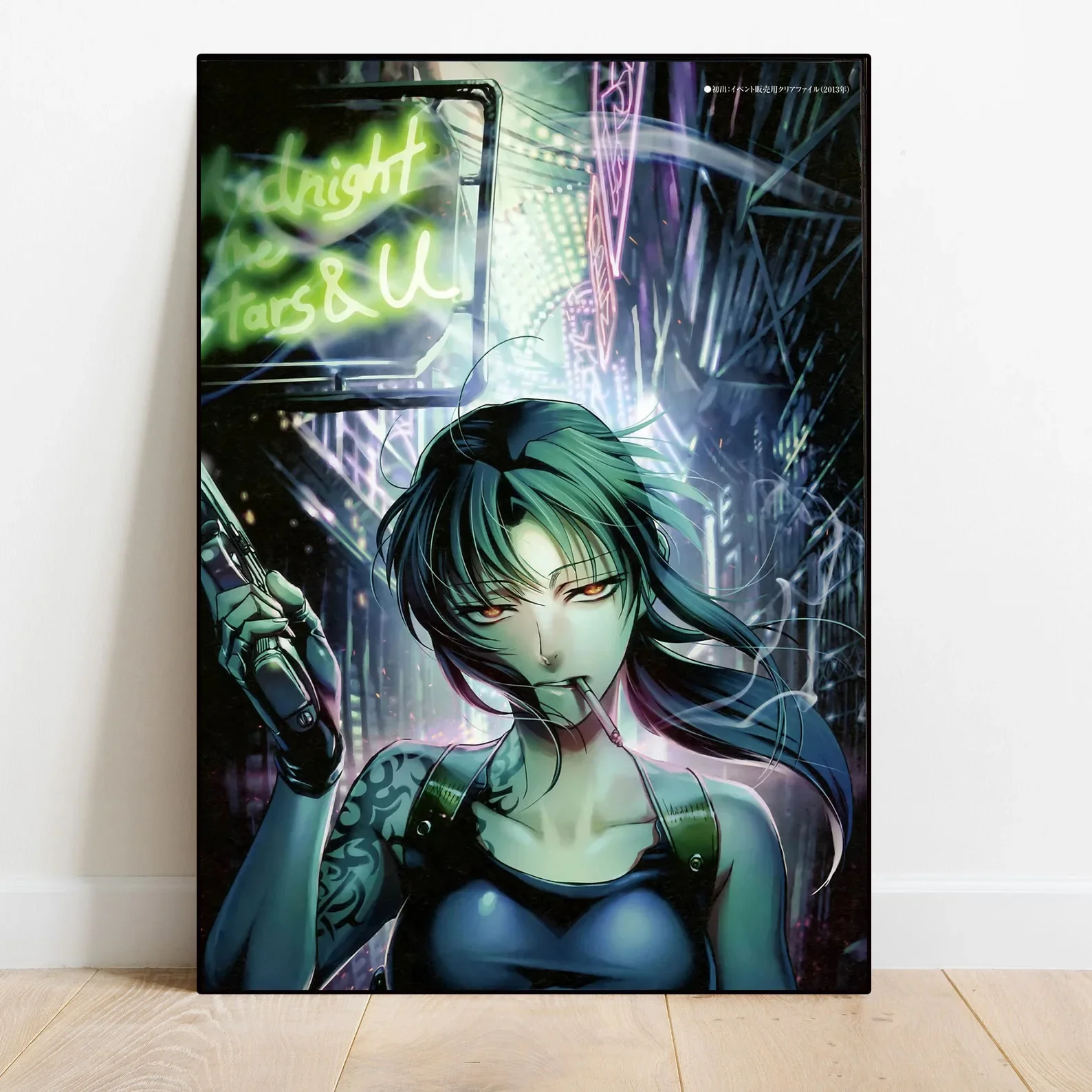 Japanese Classic Anime Black Lagoon Modern Art Home Wall Decoration Canvas Posters Aesthetics Design Picture Room Bedroom