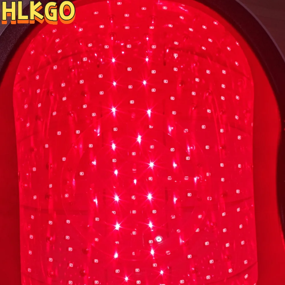 Powerful Hair Regrowth Cap, 6750mW with 90 Lasers & 210 LEDs, Stimulates Scalp for Effective Thickening, Home Treatment Device