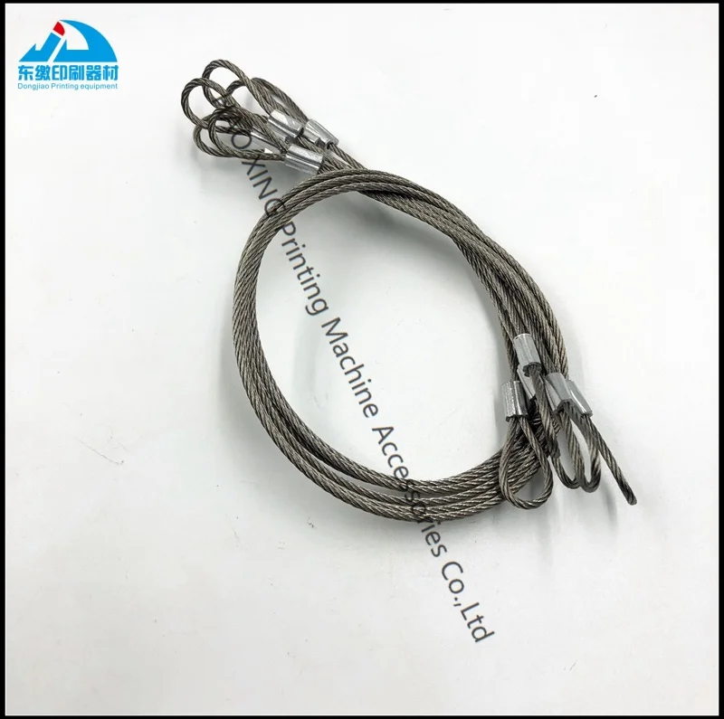 Para peças sobressalentes de máquinas de impressão offset Heidelberg cabo M4.015.449 cor de alta resistência cabo de fio de aço revestido de PVC