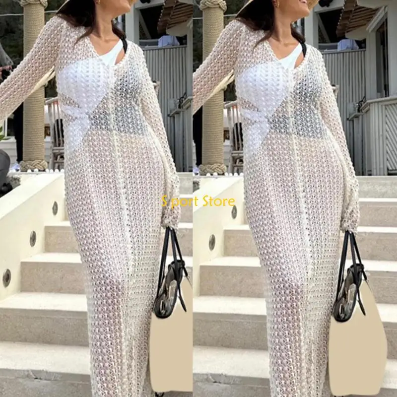 U2JB женская сексуальная одежда, чехол для купальника, вязаный крючком, свободный купальный костюм