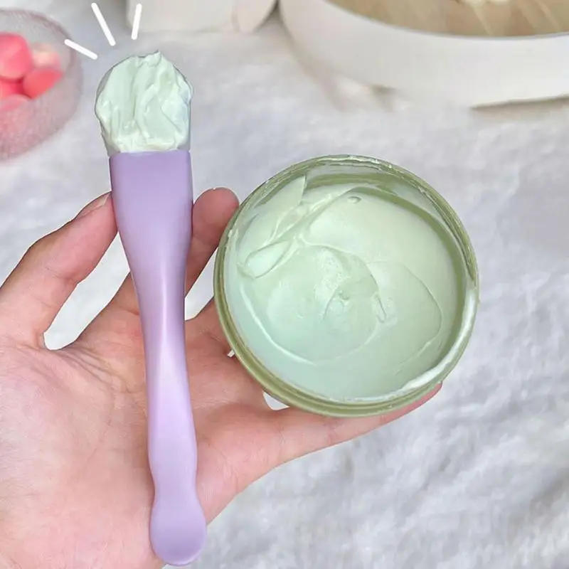 

Double Head Silicone Facial Mask Brush Clay Masque Applicator Face Makeup Brushes Facial Massage Cleaning Brushs Skin Care Tools