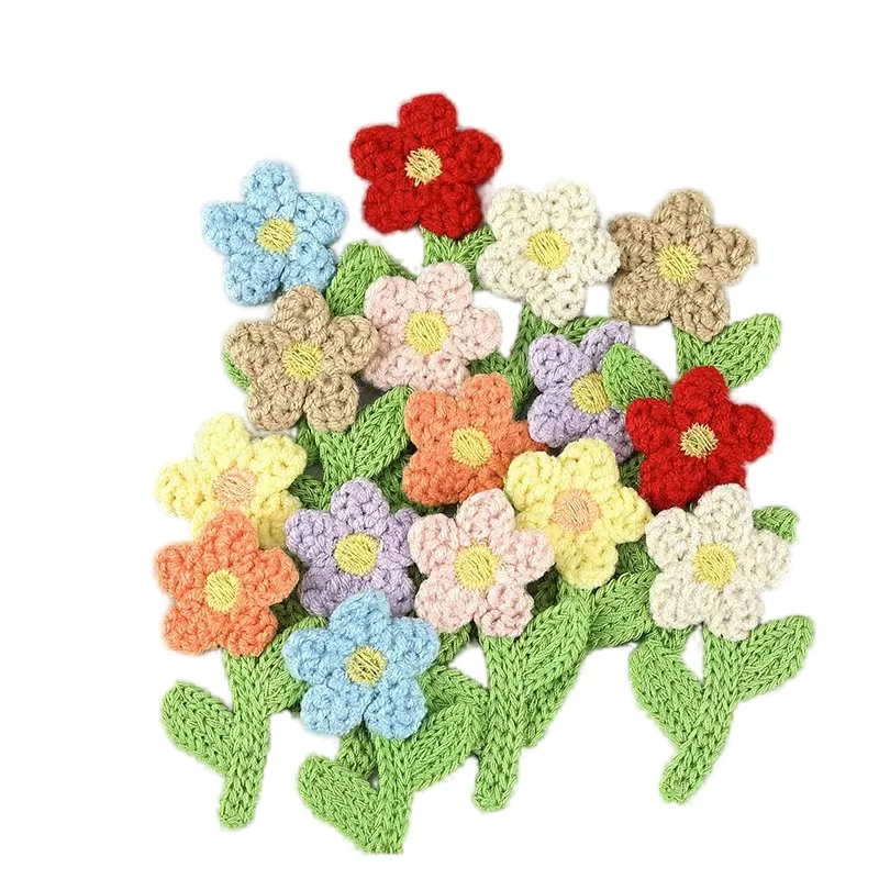 3D Flower Embroidery Applique Patch Colorful Embroidery Patch For Evening Skirt Applique Fabric for Fabric Apparel Sewing