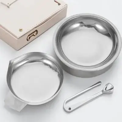 2 stuks roestvrijstalen weegpannen precisieweegschaal voor mini-steentjes poeder digitale trinket gewichtsmeetinstrumenten